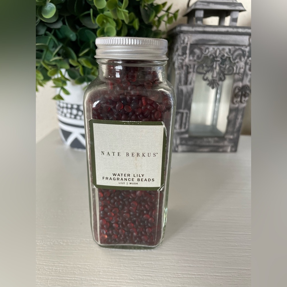 Nate Berkus Water Lily Fragrance Beads - Red/Maroon